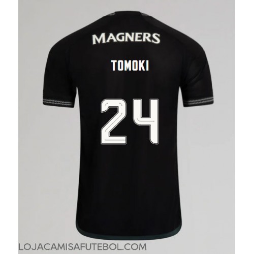 Camisa de Futebol Celtic Tomoki Iwata #24 Equipamento Secundário 2023-24 Manga Curta